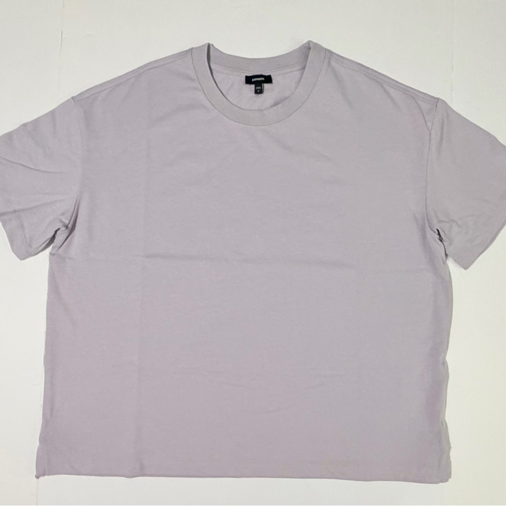 Express Light Purple Short Sleeve Tee